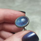 Anillo plata 925 con aguamarina alta calidad - ajustable n° 34