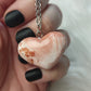 Collar en acero con corazón escolecita - N°246