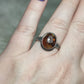 Anillo plata 925 con ágata de fuego - ajustable n° 2