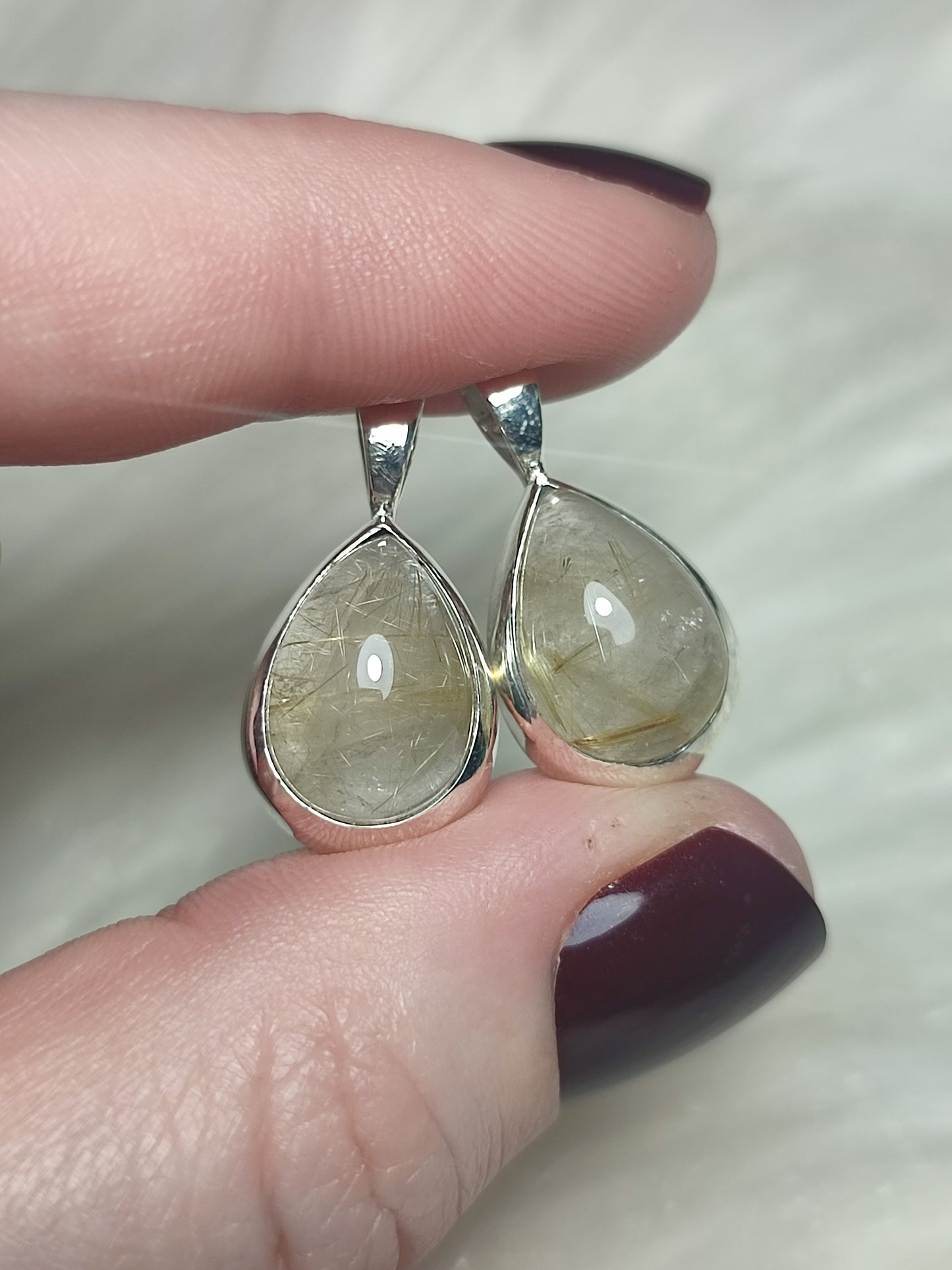 Colgante plata 925 Modelo lágrima