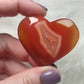 Corazón ágata Cornalina - N° 9