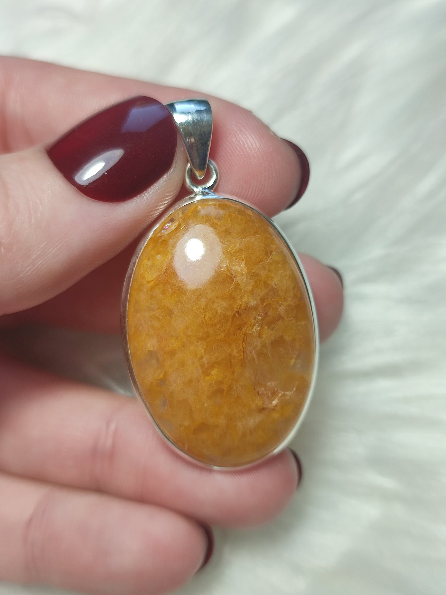 Colgante plata 925 con cuarzo Sanador n°94