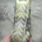 Lobo jade coliflor tallado a mano 1753 gramos