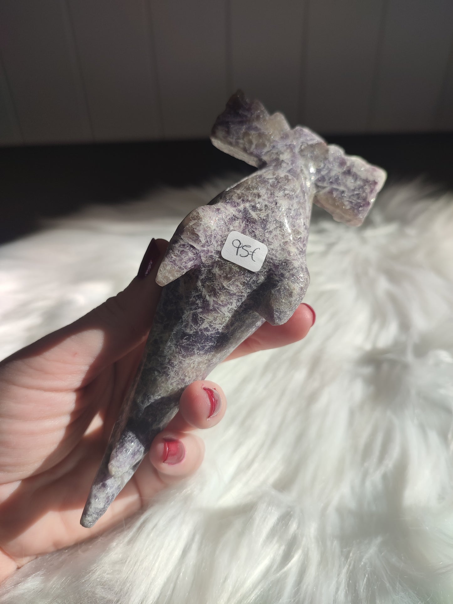 Tiburon martillo tallado en piedra unicornio