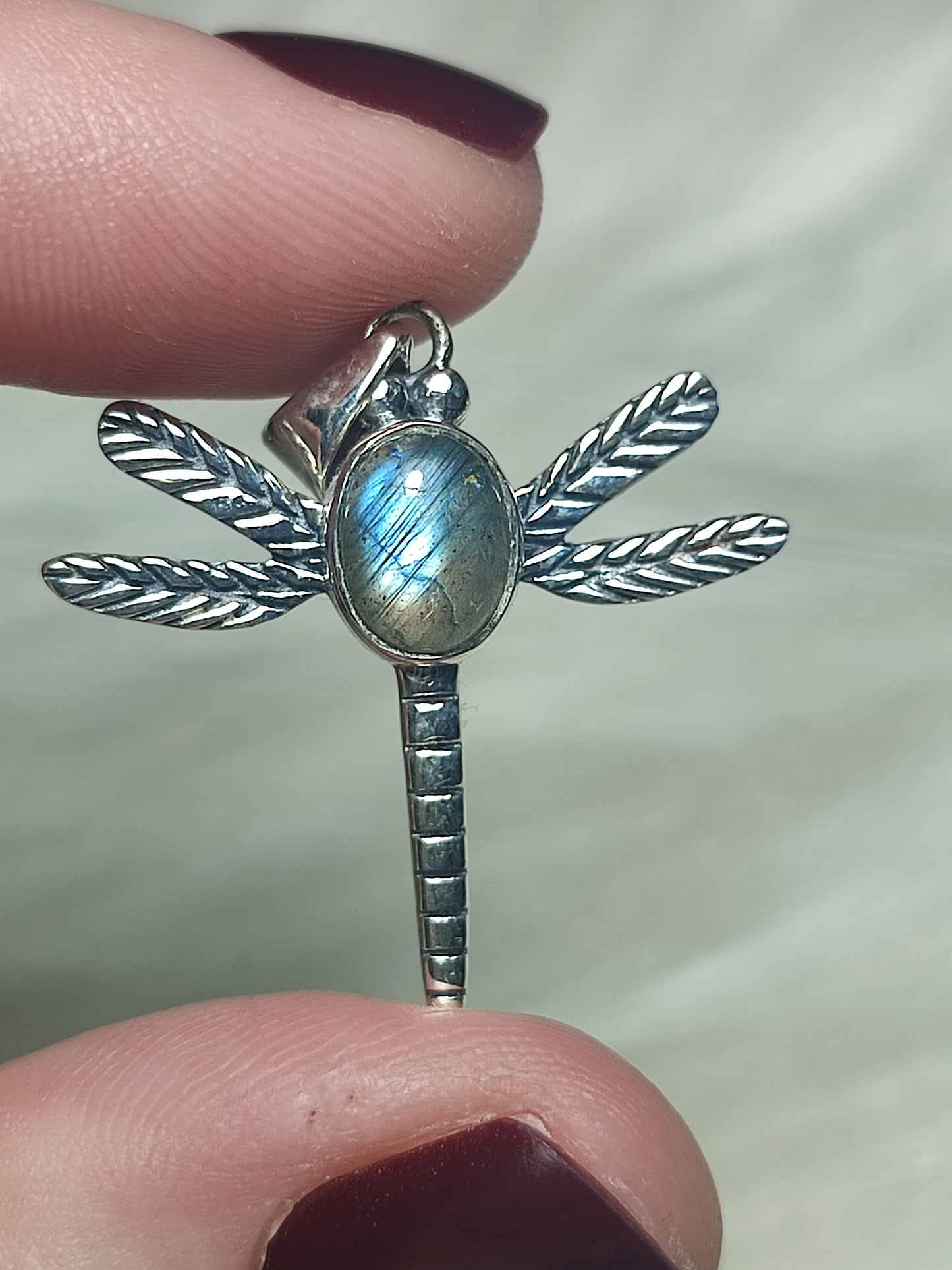 Colgante plata 925 Modelo libélula