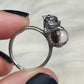 Anillo plata de ley 925 con cuarzo jardín - Dragón bebé 303