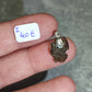 Colgante plata 925 y moldavita n°2