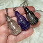 Collar Diosa Kwan Yin - Varios minerales