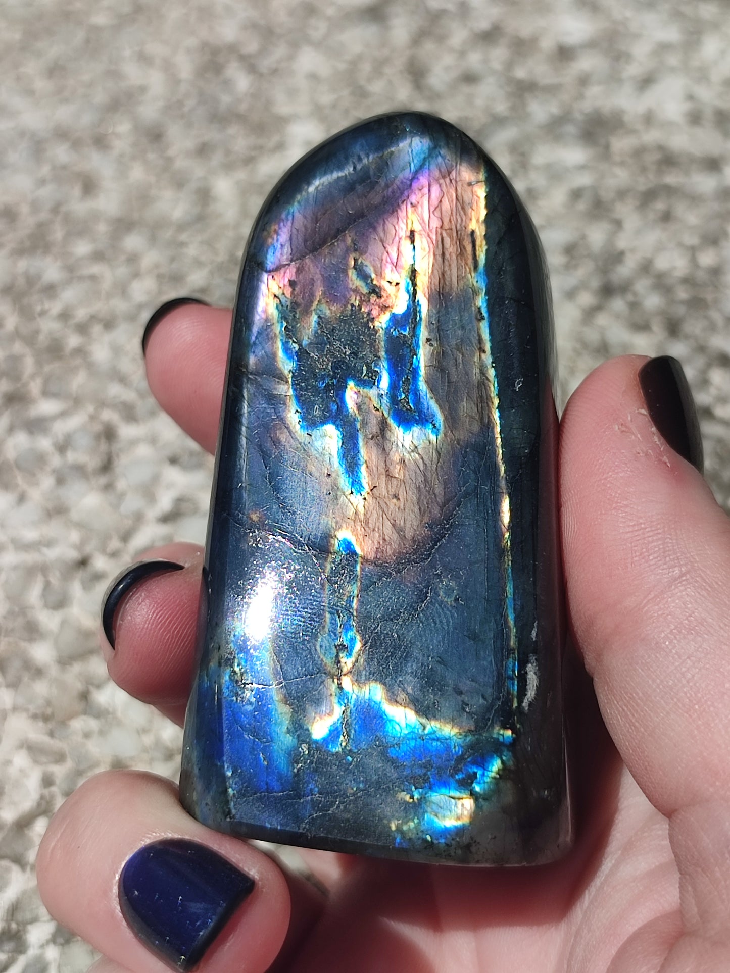 Monolito labradorita flash Espectrolita - Ver video