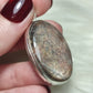 Colgante baño de plata con piedra Luna negra Latticce 92