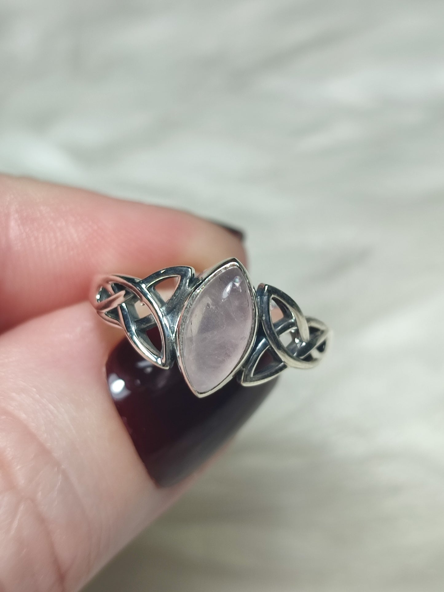 Anillo plata 925 Modelo Nudo Celta Ajustable