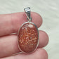 Colgante plata 925 con piedra sol n° 39
