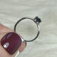 Anillo plata 925 con espinela - ajustable n° 25
