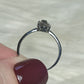 Anillo plata 925 con herkimer - ajustable número 1
