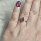 Anillo plata 925 con herkimer - ajustable número 1