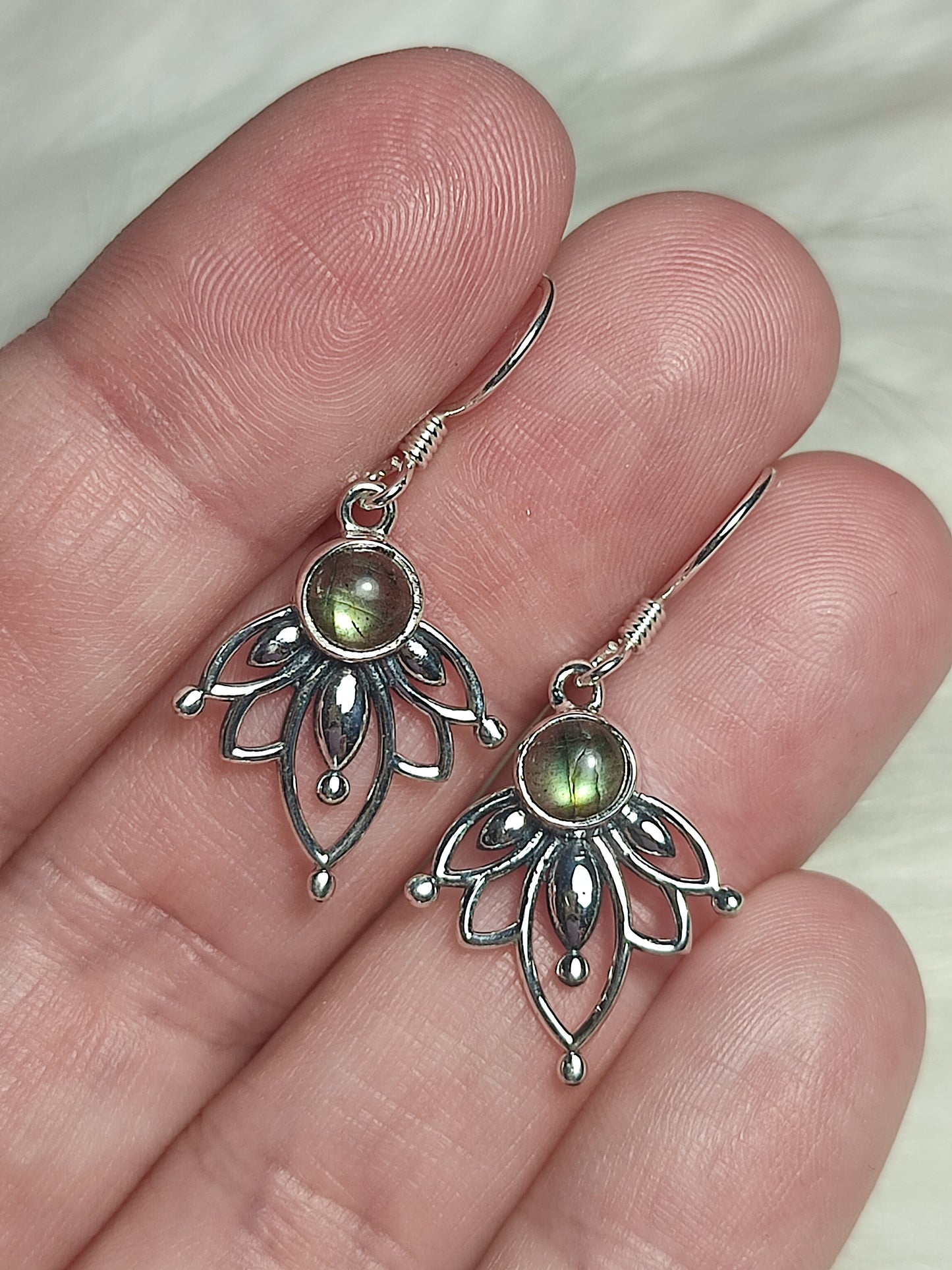 Pendientes plata 925 - Modelo Mandala