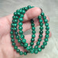 Pulsera malaquita alta calidad 7 mm
