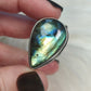 Anillo baño de plata y Labradorita V3