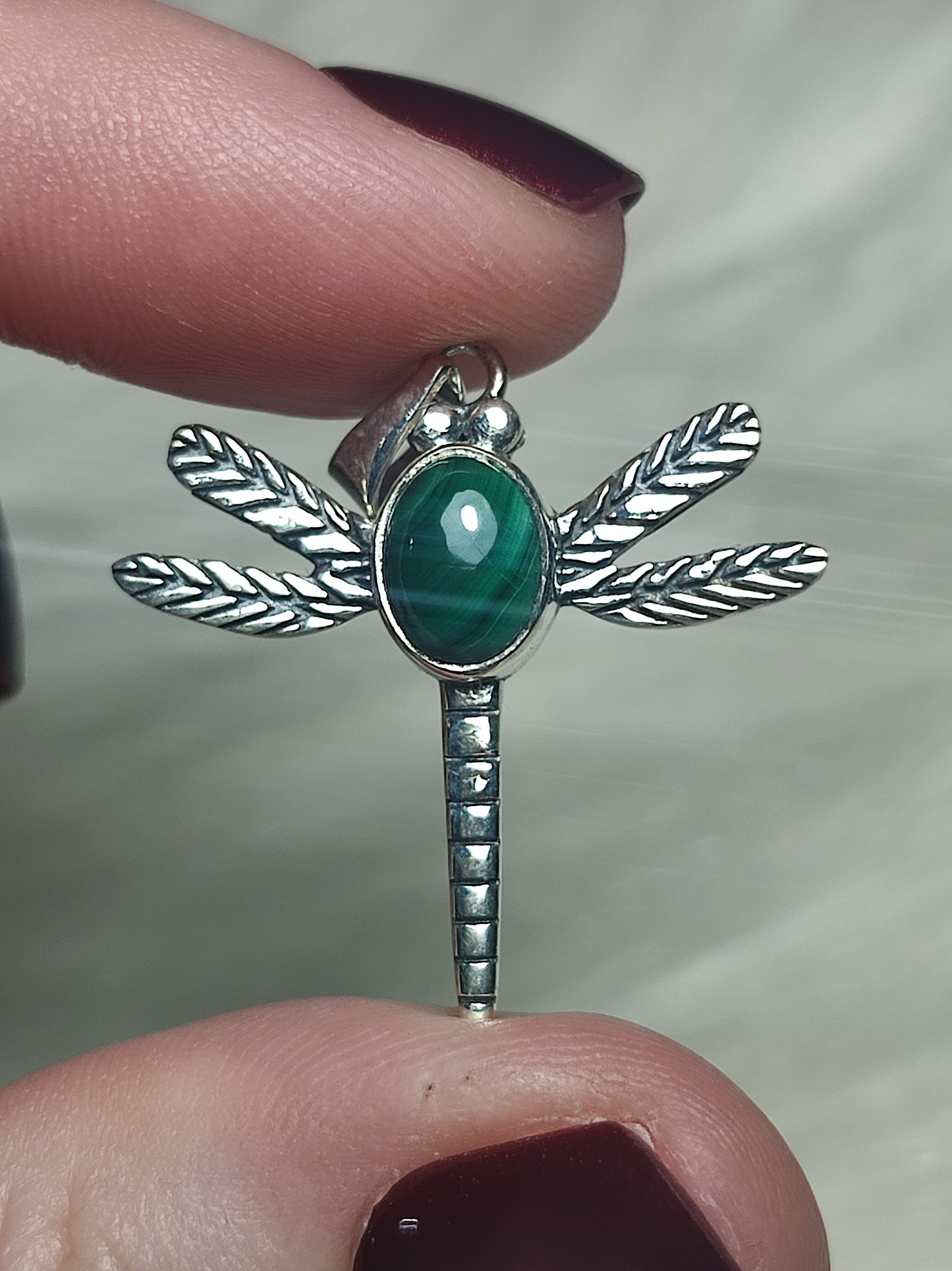 Colgante plata 925 Modelo libélula