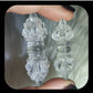 Vajra o Dorje de cuarzo roca - 2 medidas