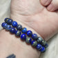 Pulsera elástica esferas de lapislázuli 8 mm