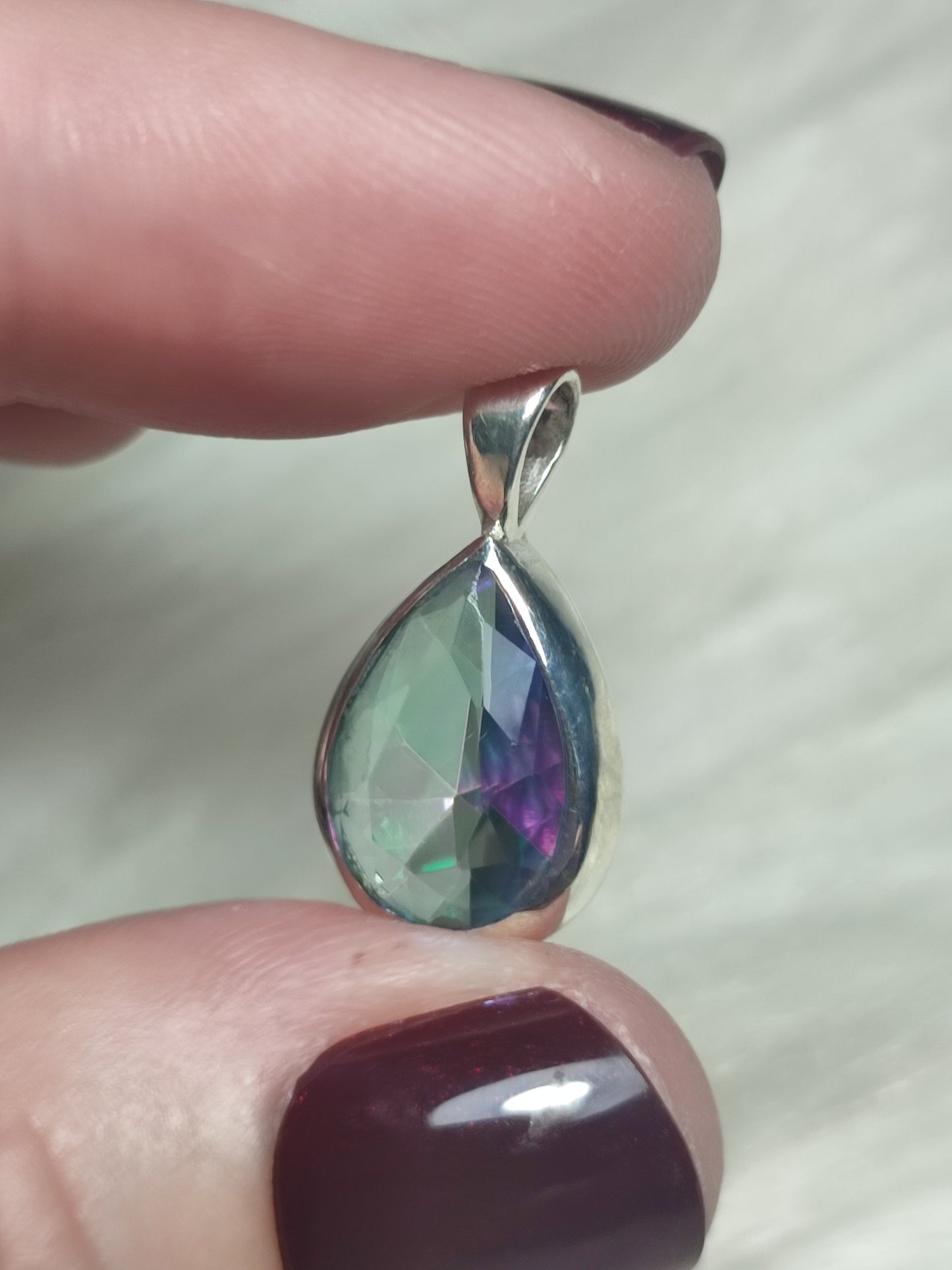 Colgante plata 925 Modelo lágrima