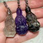 Collar Diosa Kwan Yin - Varios minerales