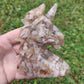 Unicornio de ágata flor de cerezo