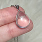 Colgante plata 925 cuarzo rosa star AAA - número 139