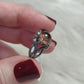 Anillo plata de ley 925 con cuarzo jardín - n° 55