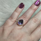 Anillo plata 925 con topacio místico - ajustable n° 23