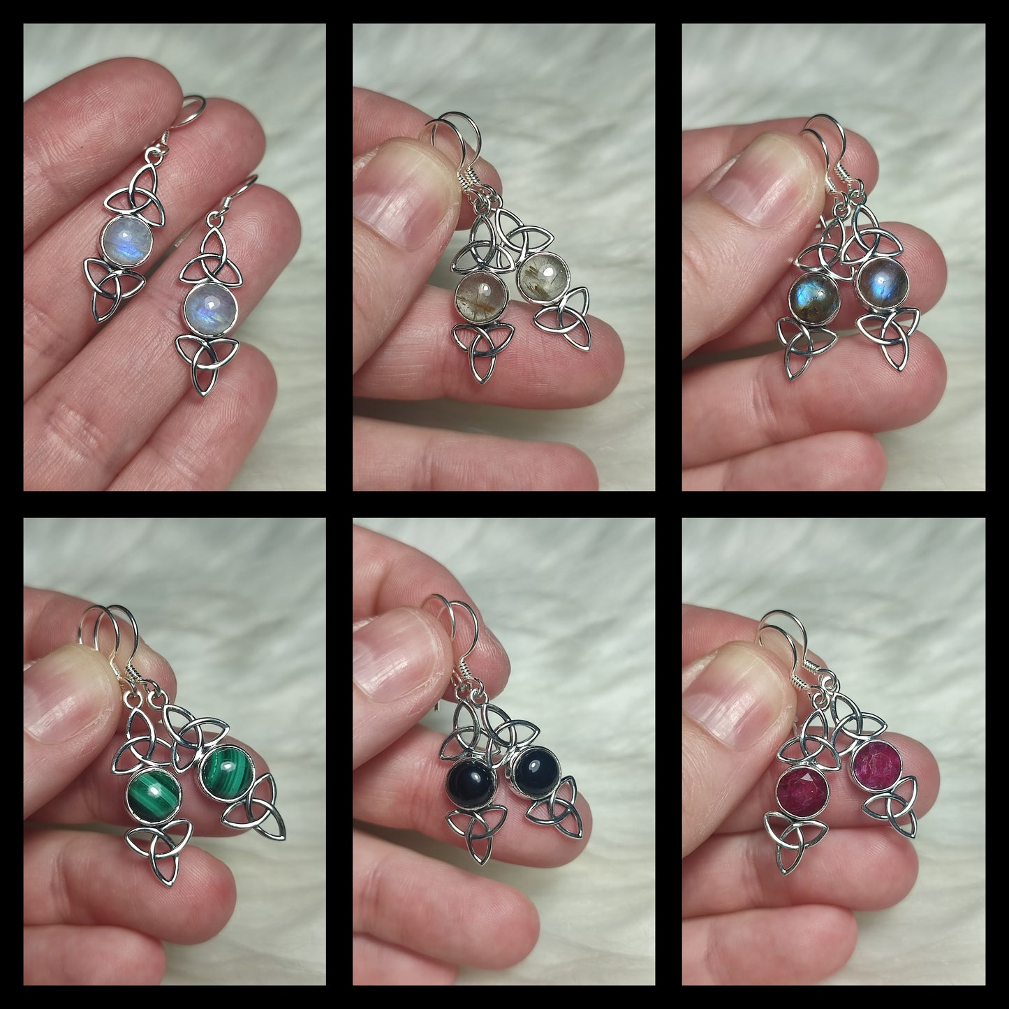 Pendientes plata 925 - Modelo Triketa Celta