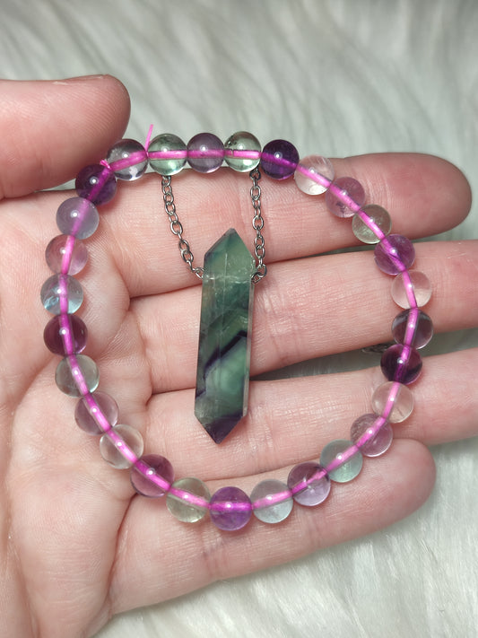 Conjunto colgante y pulsera n°427