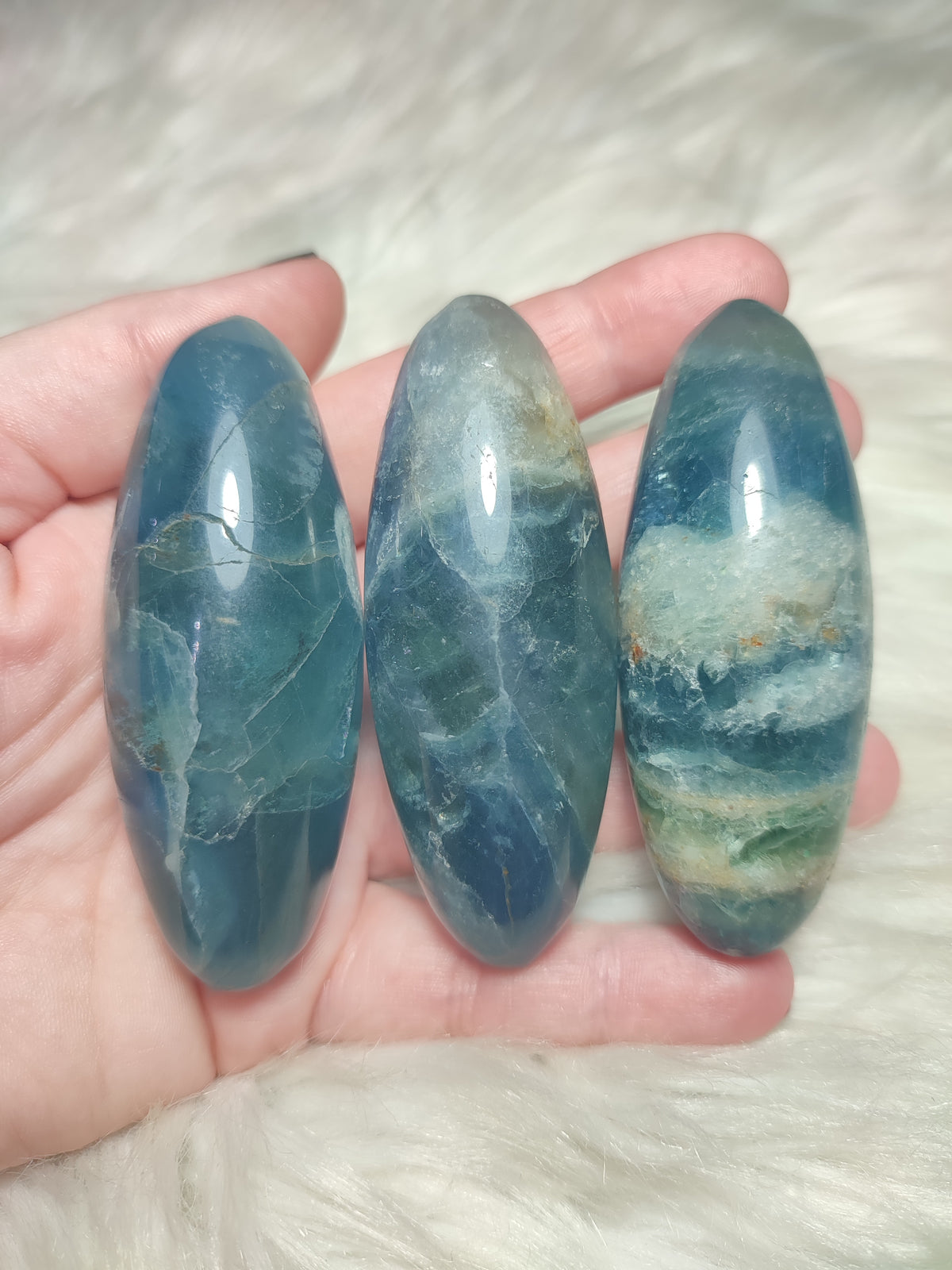 Rodado lingam flúorita India - Ver Video 🥰