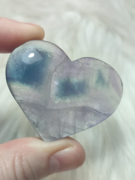 Corazón flúorita n°189