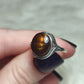 Anillo plata 925 con ágata de fuego - ajustable n° 1