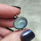 Anillo plata 925 con aguamarina alta calidad - ajustable n° 34