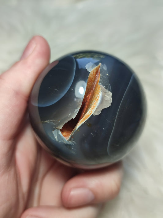 Esfera ágata orca n° 92