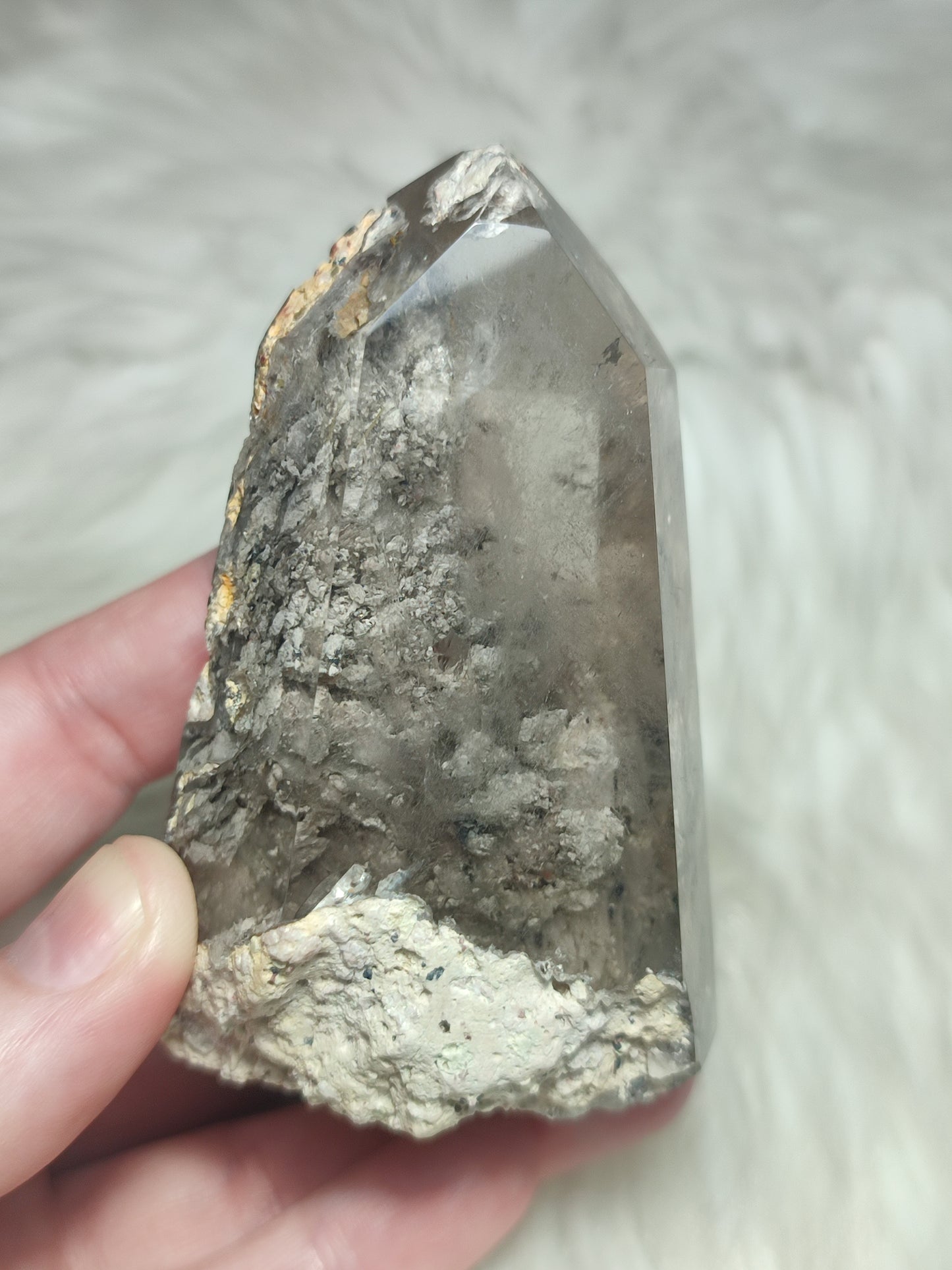 Punta cuarzo jardín n°58