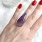 Anillo baño de plata y amatista